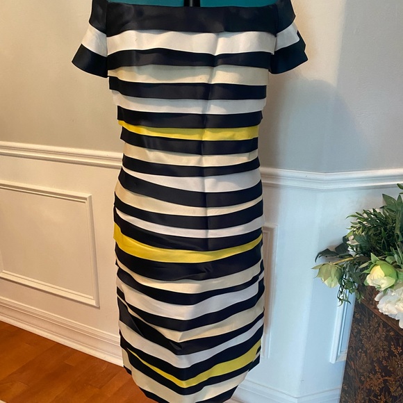 Gabriella Arango satin ribbon dress. Really unique - Picture 3 of 5